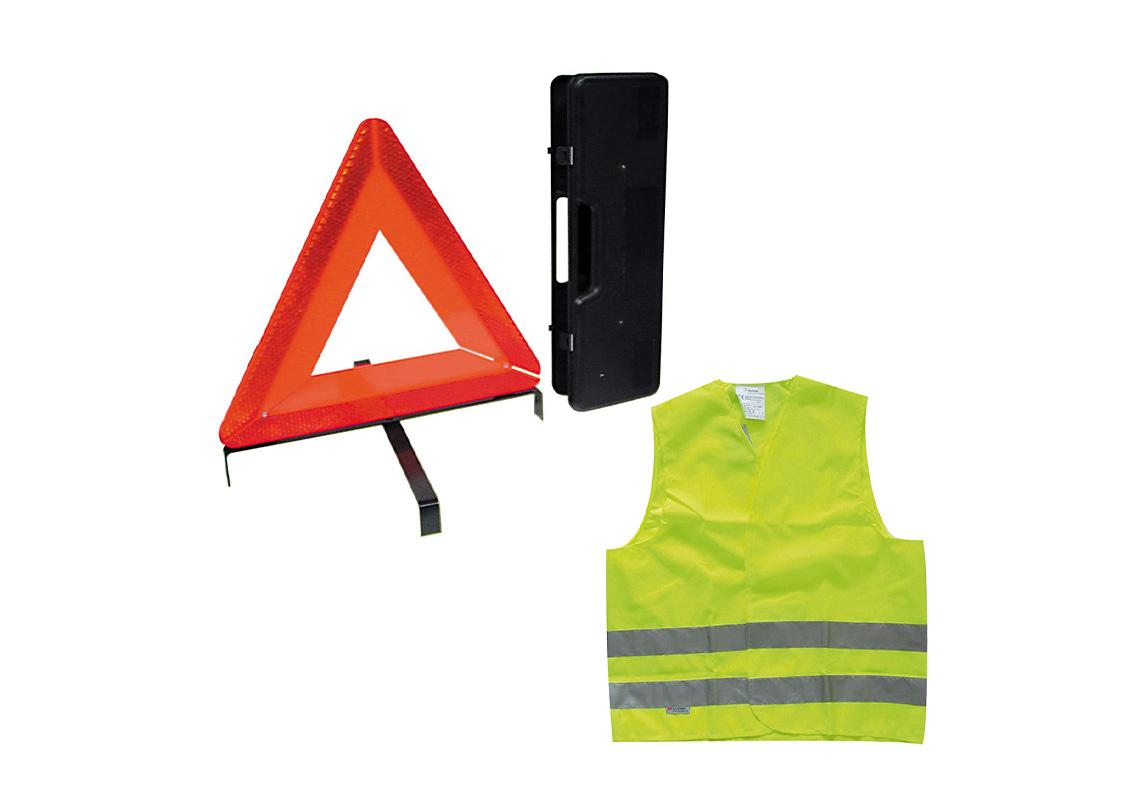 TRIANGLE DE PRÉSIGNALISATION + GILET